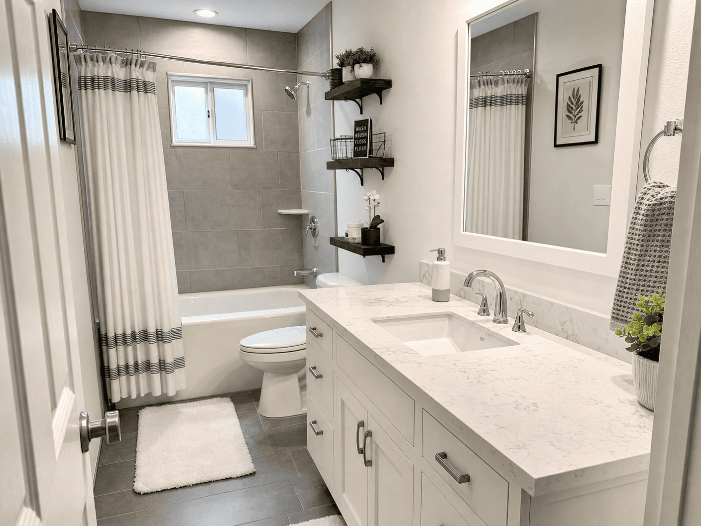 Bathroom Detail cleaning result